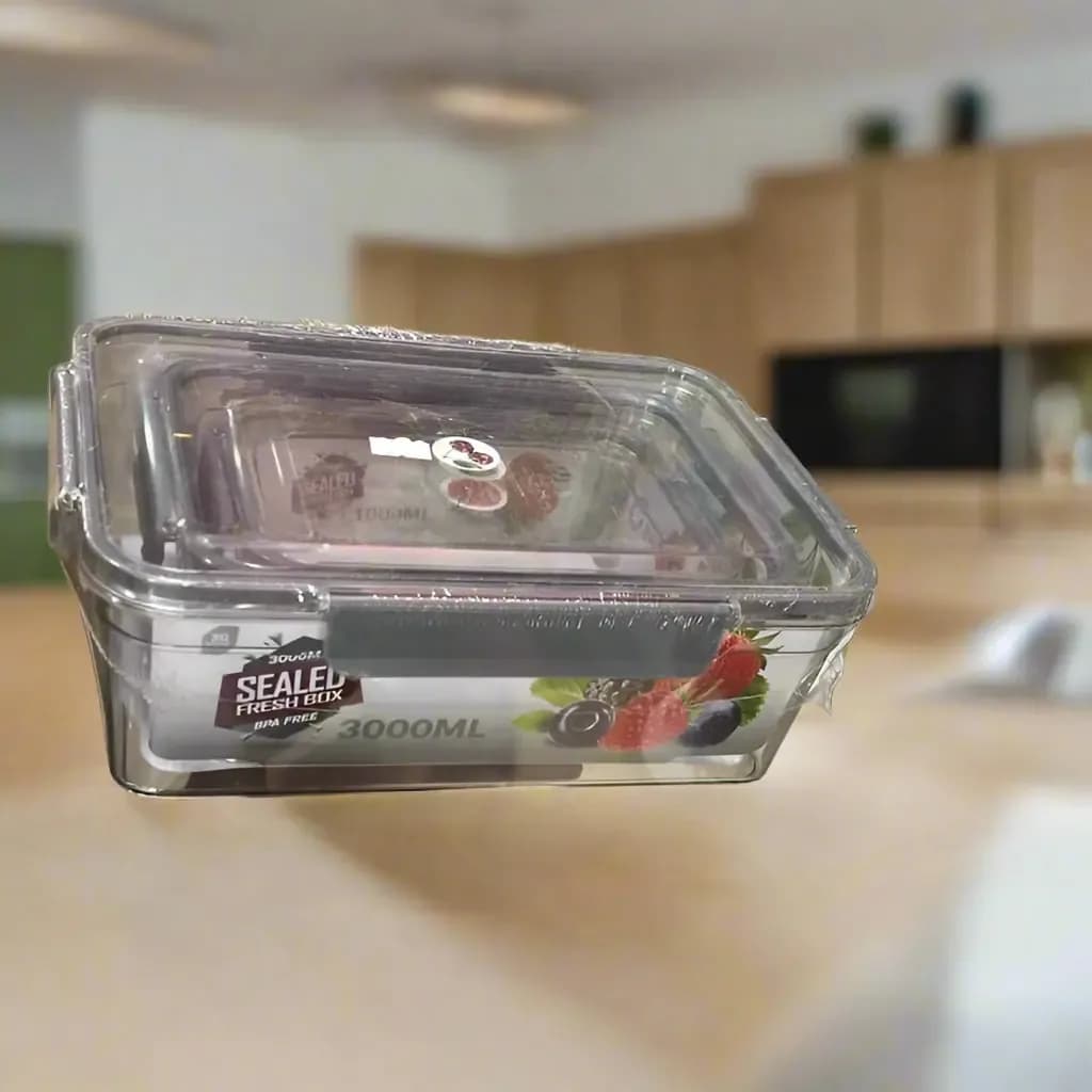 Acrylic Beowor Shock Proof Refrigerator Food Storage Set 3PCS
