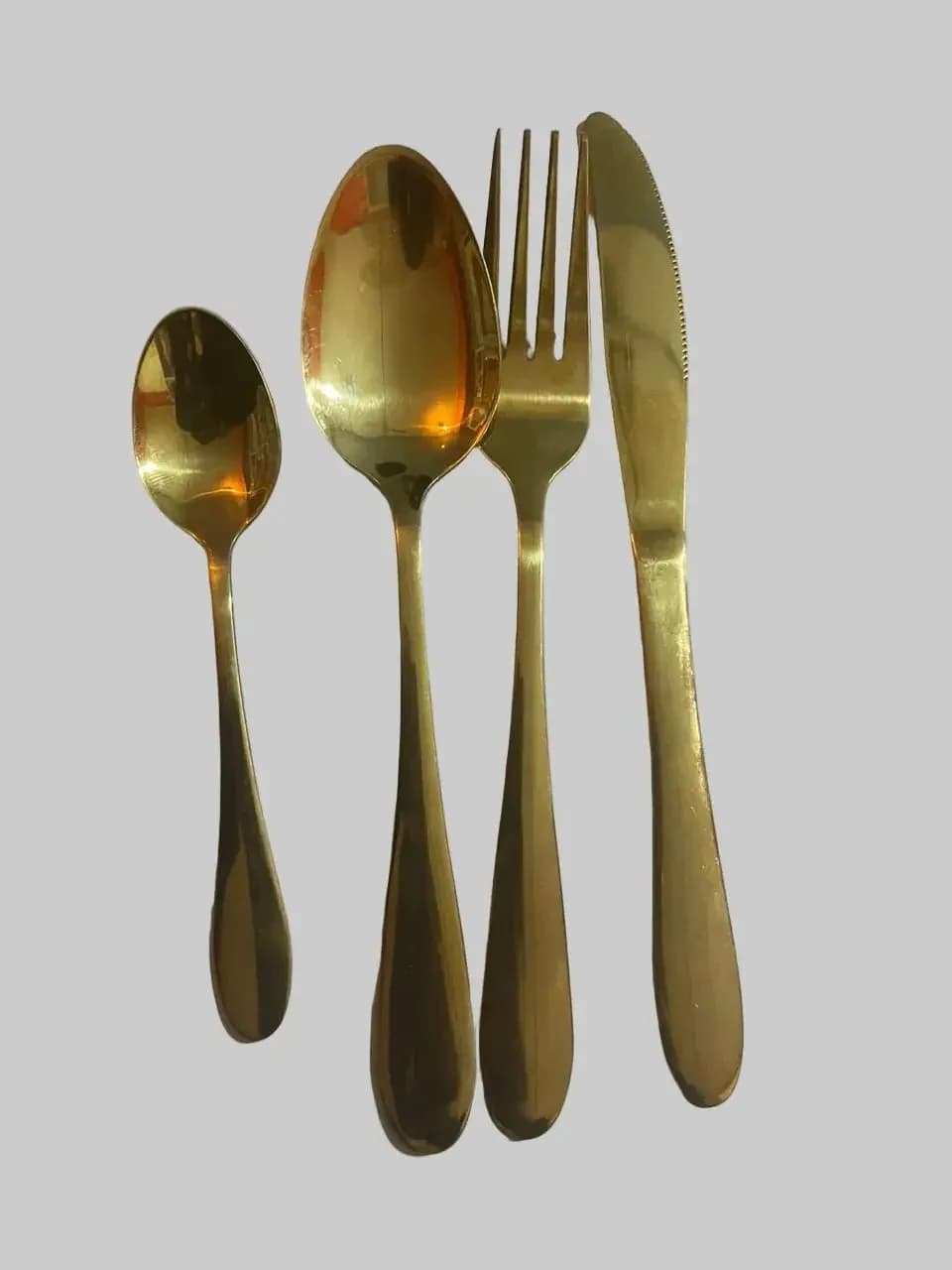 Gold Plated Cutlery Set