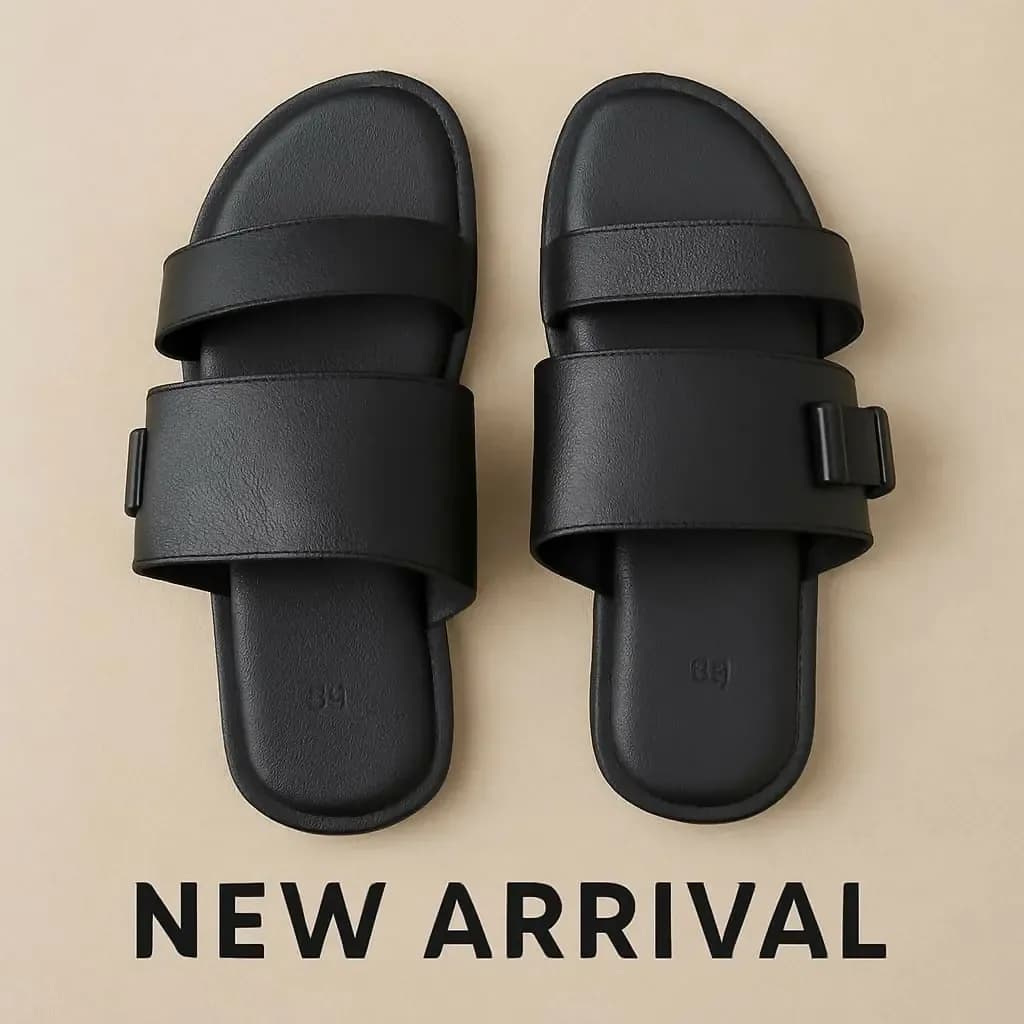 Black Slides Size 38-39