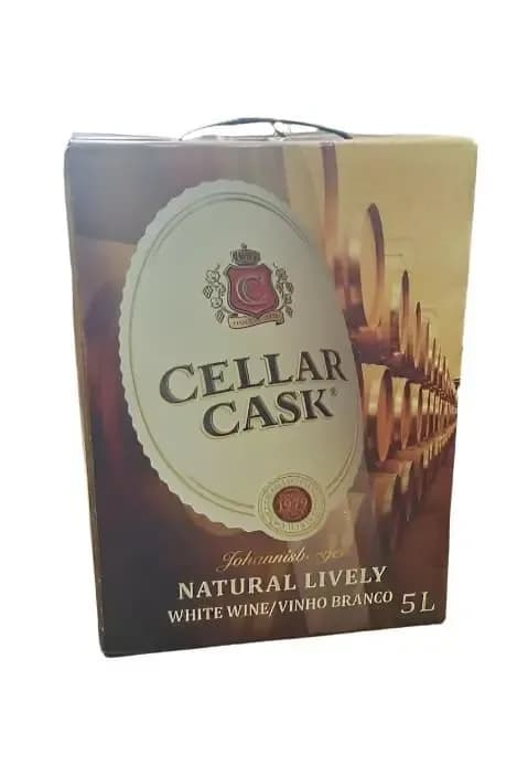 Cellar Cask Natural Lively 5L White Wine Branco 5L Alc Content: 11% Vol Flavour Profile: Light & Fruits
