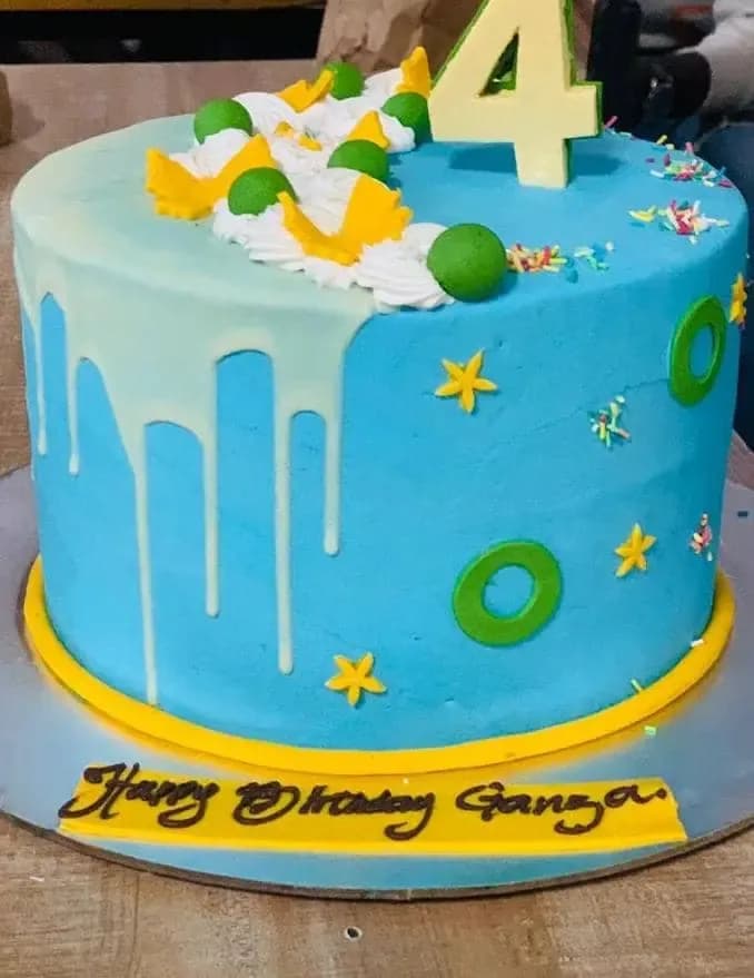 Kids Celebrating Cake