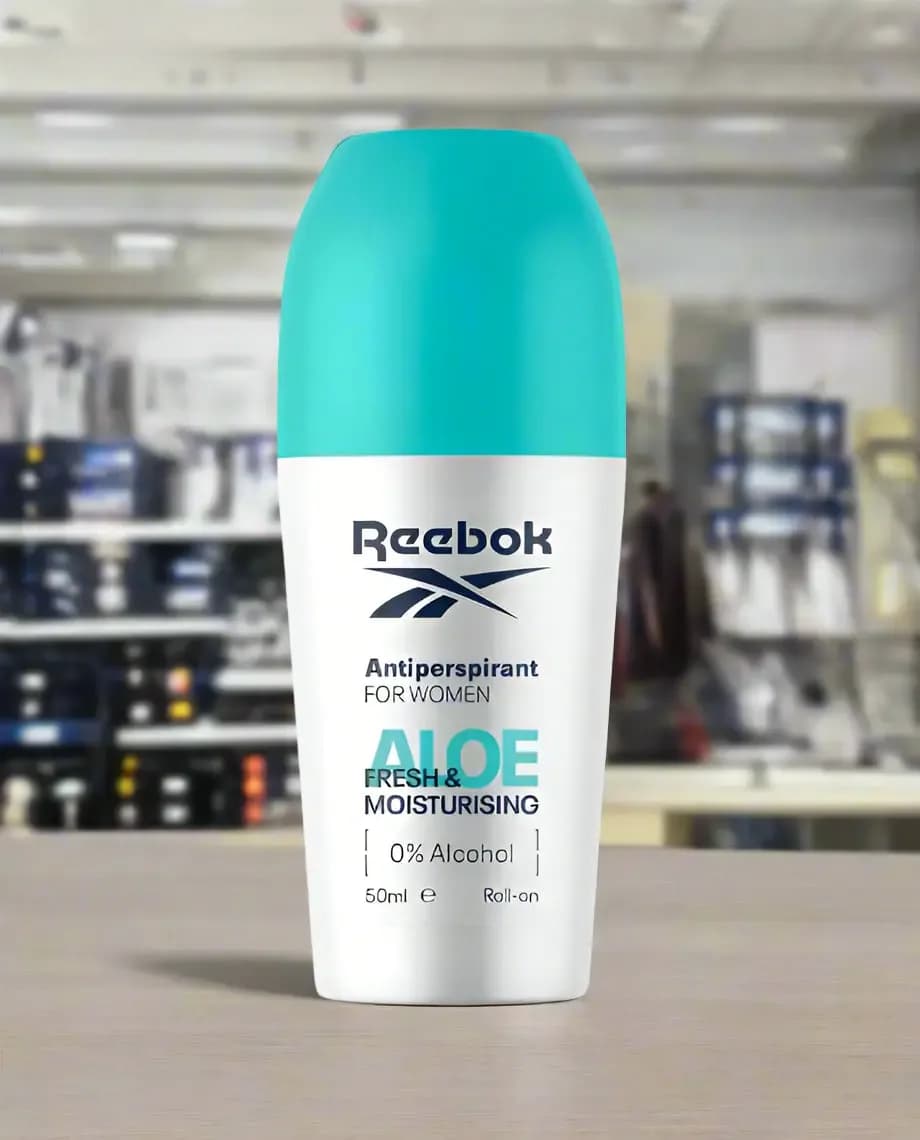 Reebok Aloe Moisturising Roll-On Antiperspirant 50ml