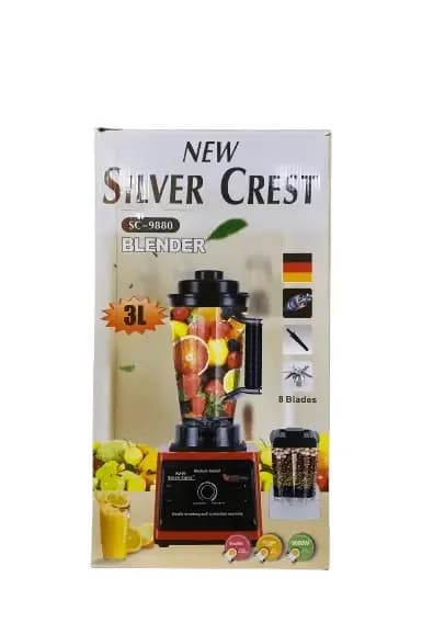New Silver Crest Blender 8000W (SC-9880), 3L