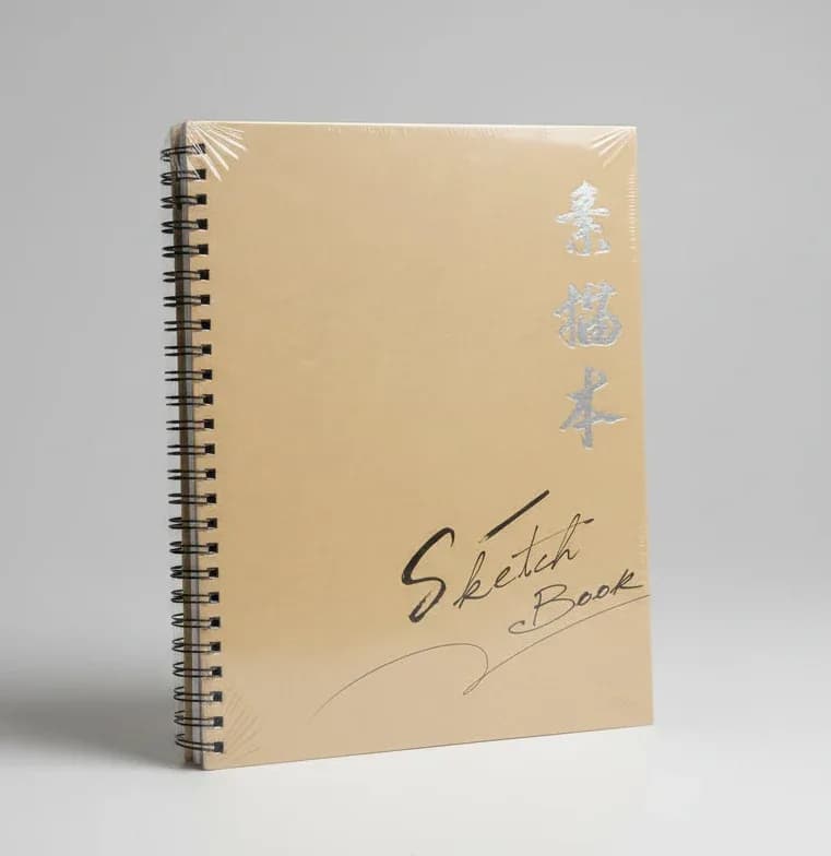 Potentate Spiral-Bound Sketch Book A4 – Craft Cover Artist Drawing Pad 72Page