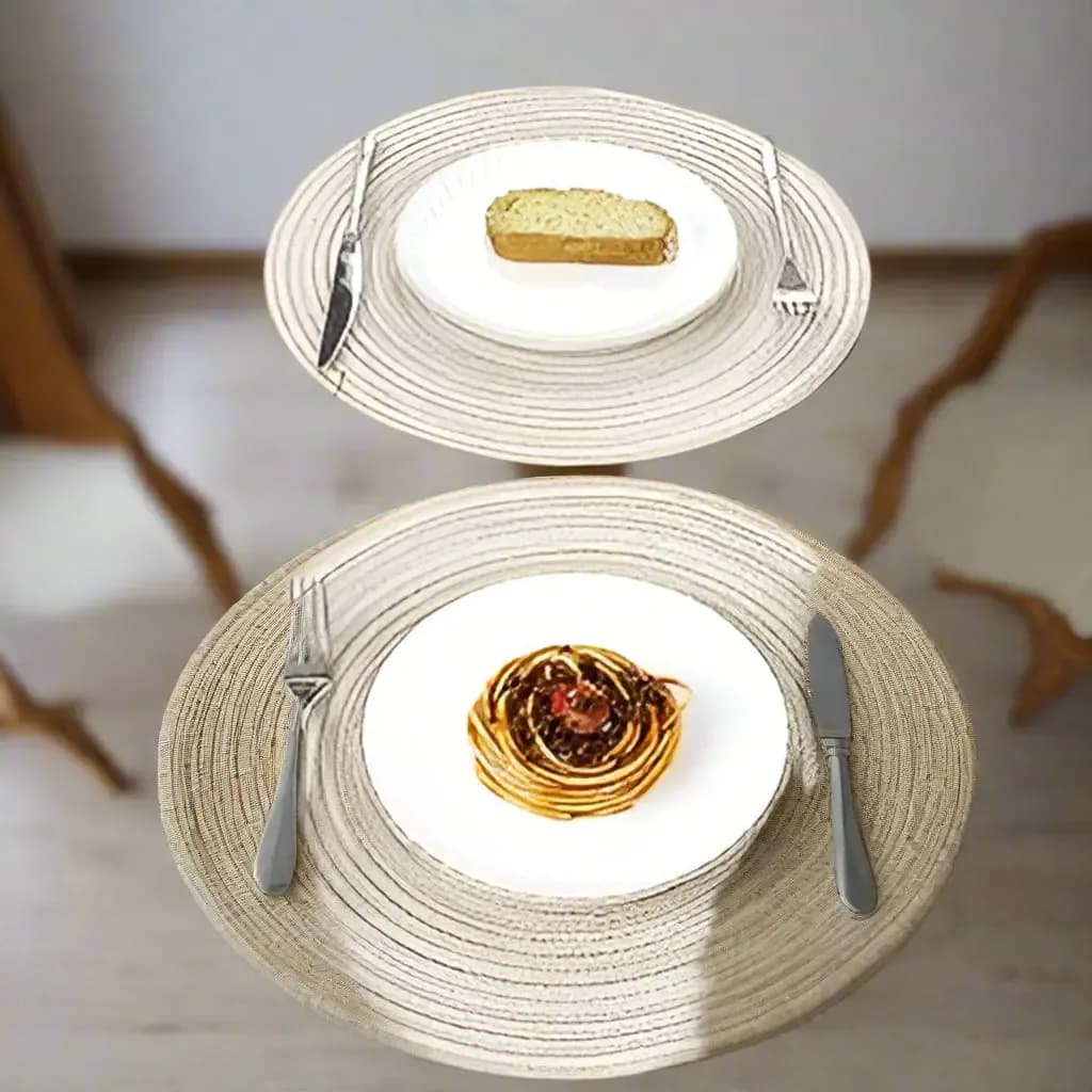 Round Braided Placemat /pc