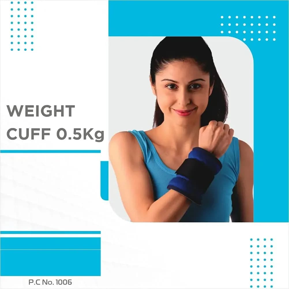VISSCO 0.5kg Weight Cuff for Wrist or Ankle