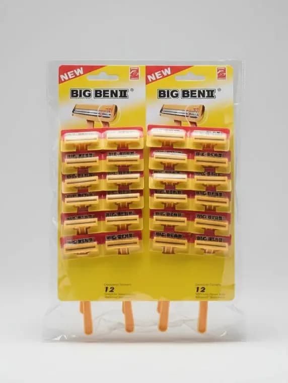 Big Ben II Disposable Shaving Razors – Set of 12pcs