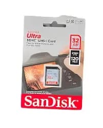 SAN DISK Urtra Fast For Better Pictures And Full HD Video 32GB