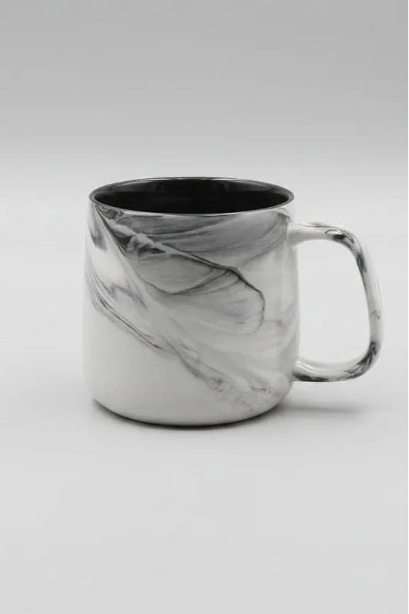 Grey Marble Pattern Ceramic Mug