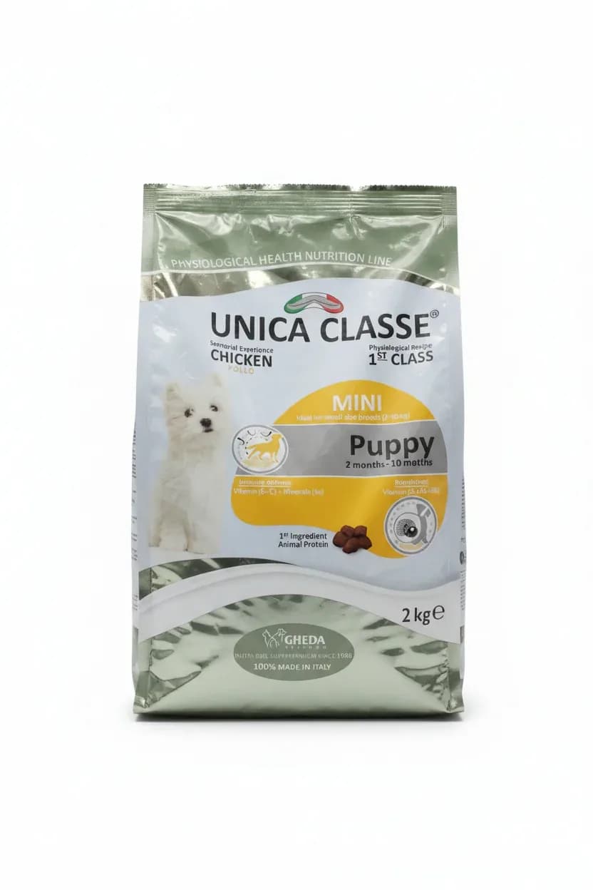 Unica Classe Mini Puppy Dog Food with Chicken - 2kg