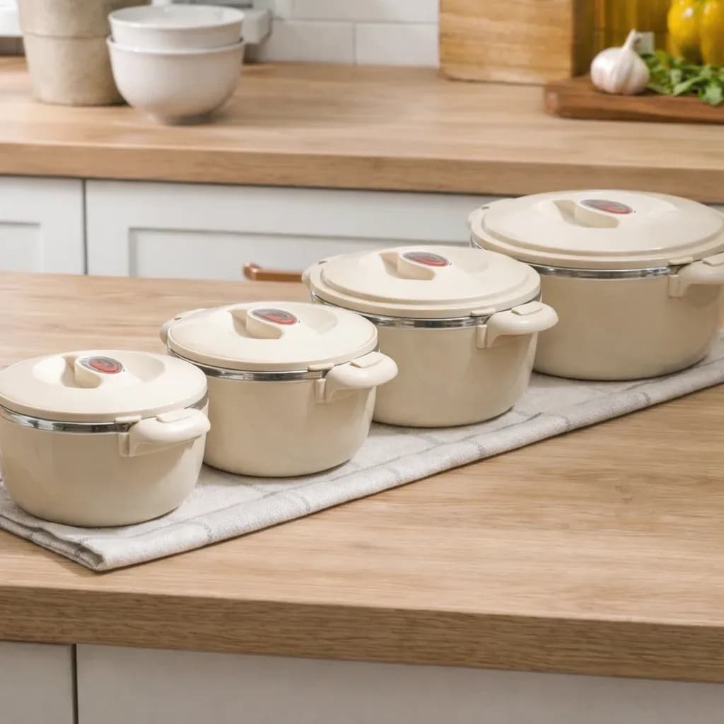 Premium Insulated Food Storage Container Set (4-Piece)