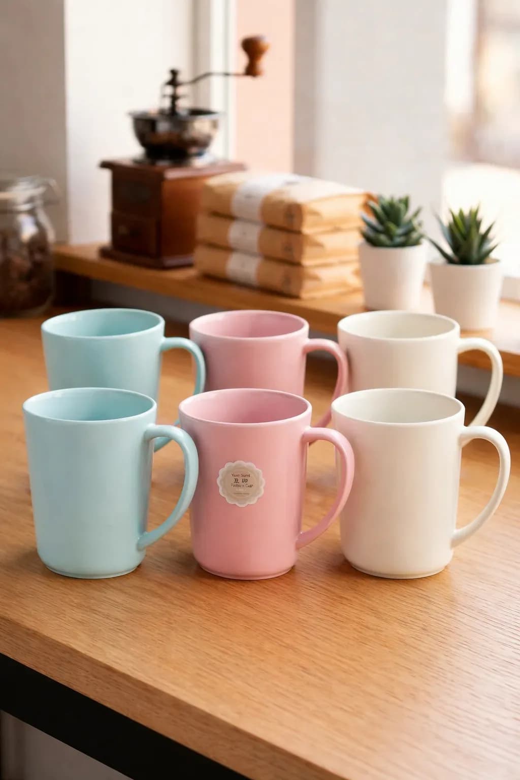 Pastel Ceramic Mug (cups) set – Premium 6 Piece & 12 Piece Collection
