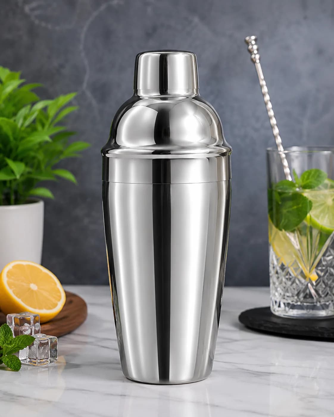 Premium Stainless Steel Cocktail Shaker