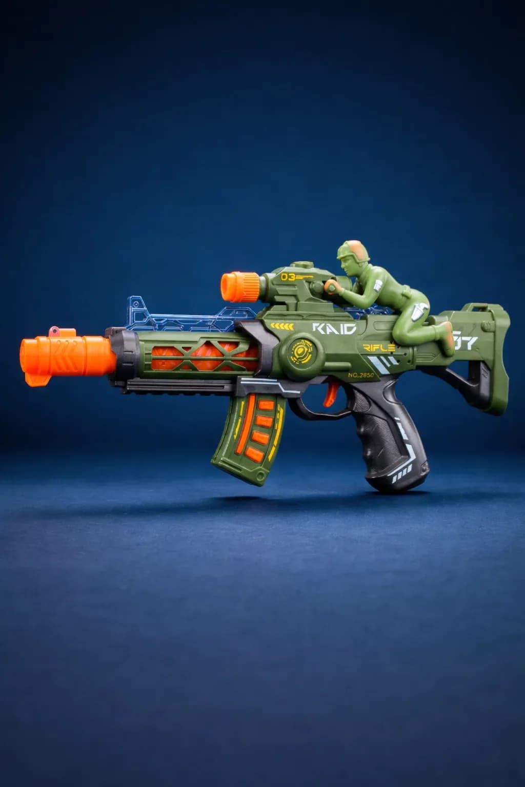 KAID Raid Rifle Toy Blaster – Military Adventure Edition