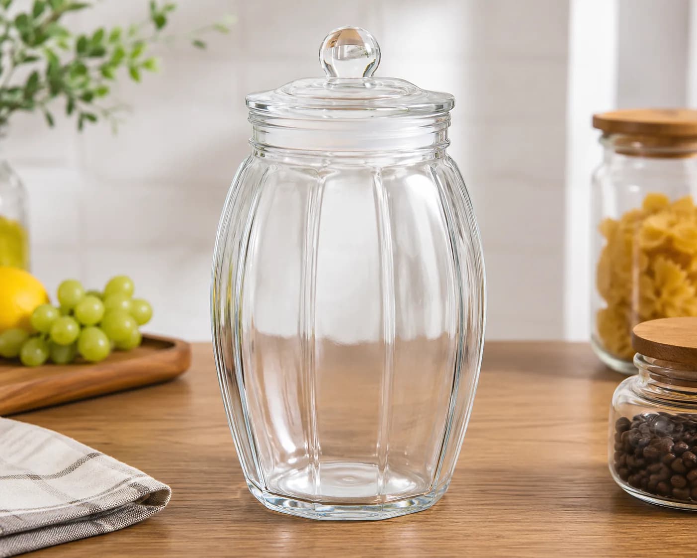 Glass Storage Jar with Airtight Lid