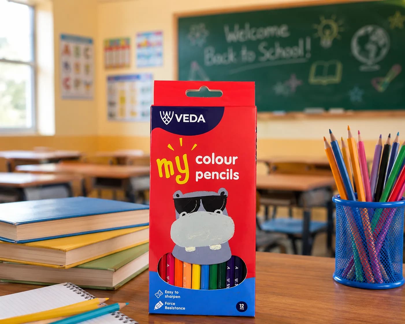 VEDA My Colour Pencils (12 Colors)