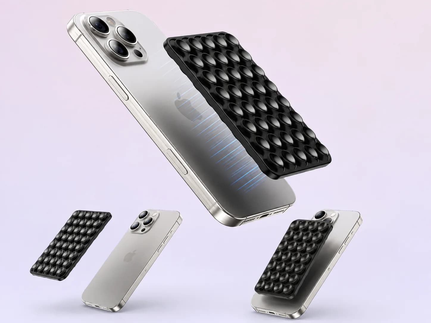 Double-Sided Silicone Suction Phone Mount