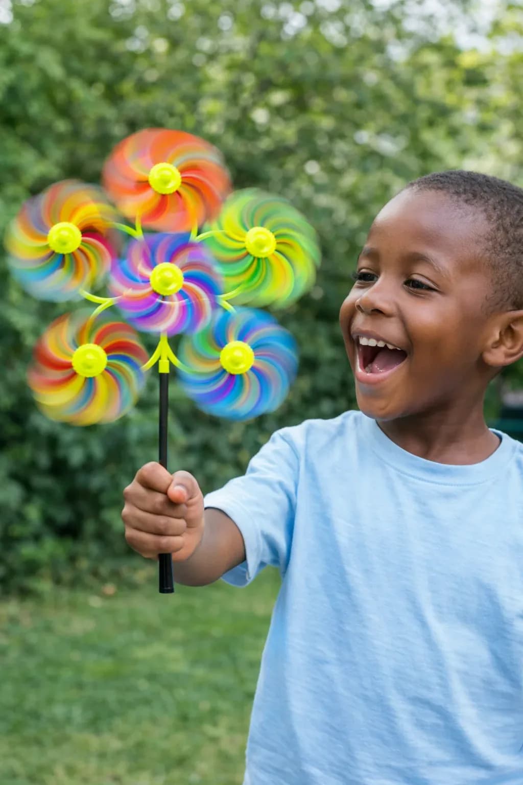 Rainbow Spin Flower Toy