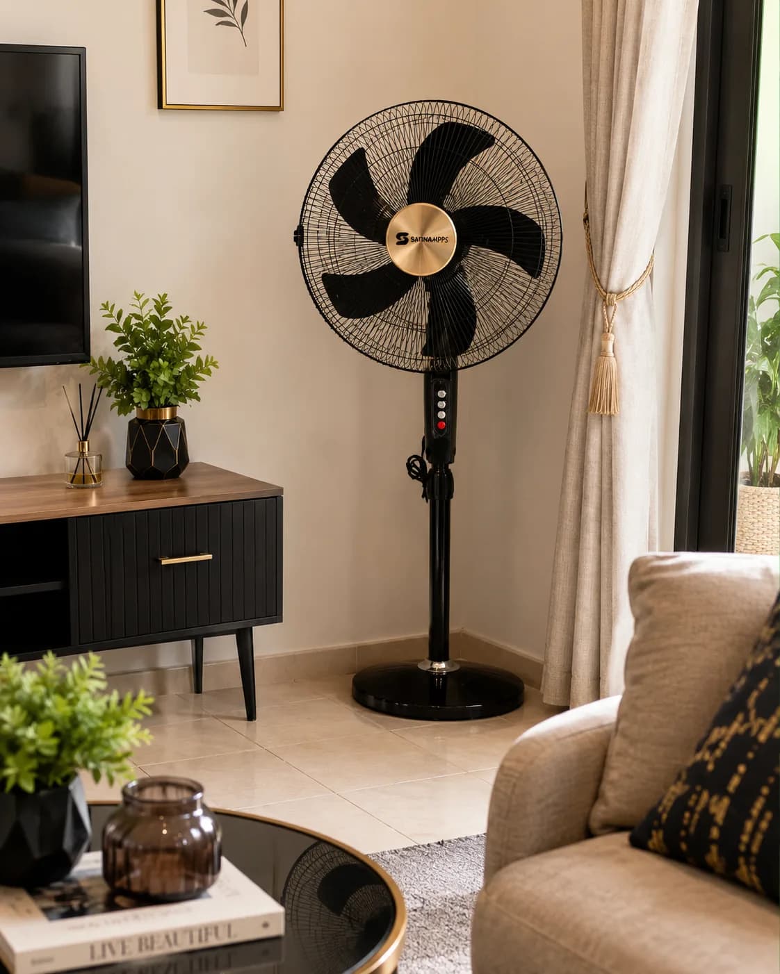 SAYONA APPS Standing Pedestal Fan