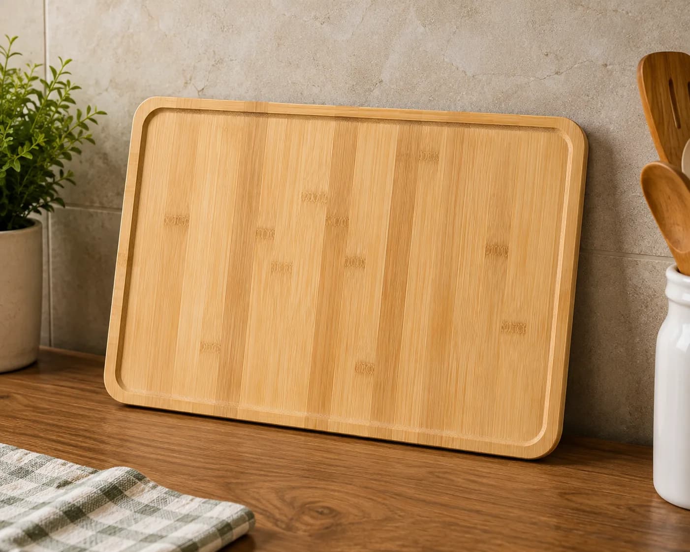 Bamboo Serving & Cutting Tray
