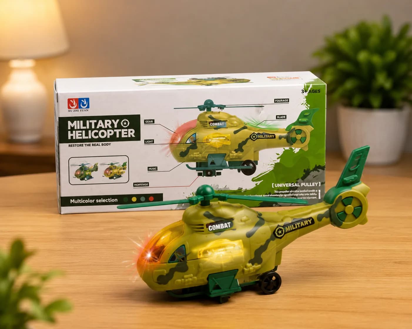 Military Combat Toy Helicopter