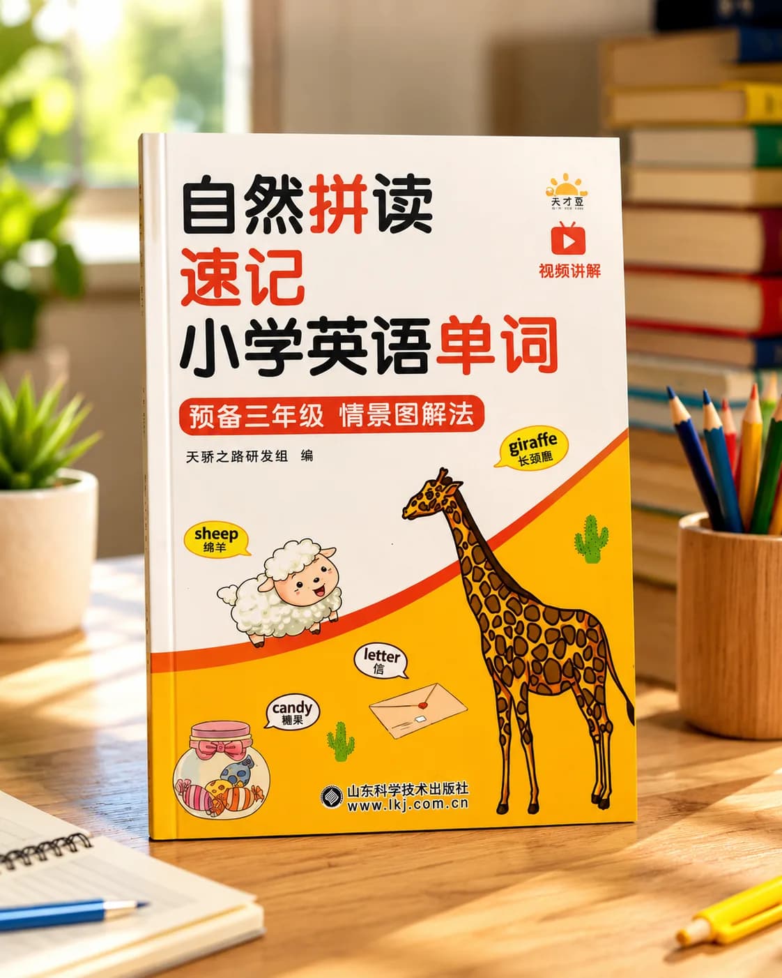 Chinese Primary School English Vocabulary Learning Book – Grade 3 (Illustrated Edition)