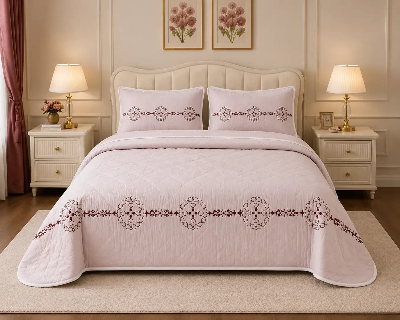 Elegant Blossom Luxury Bedding Set