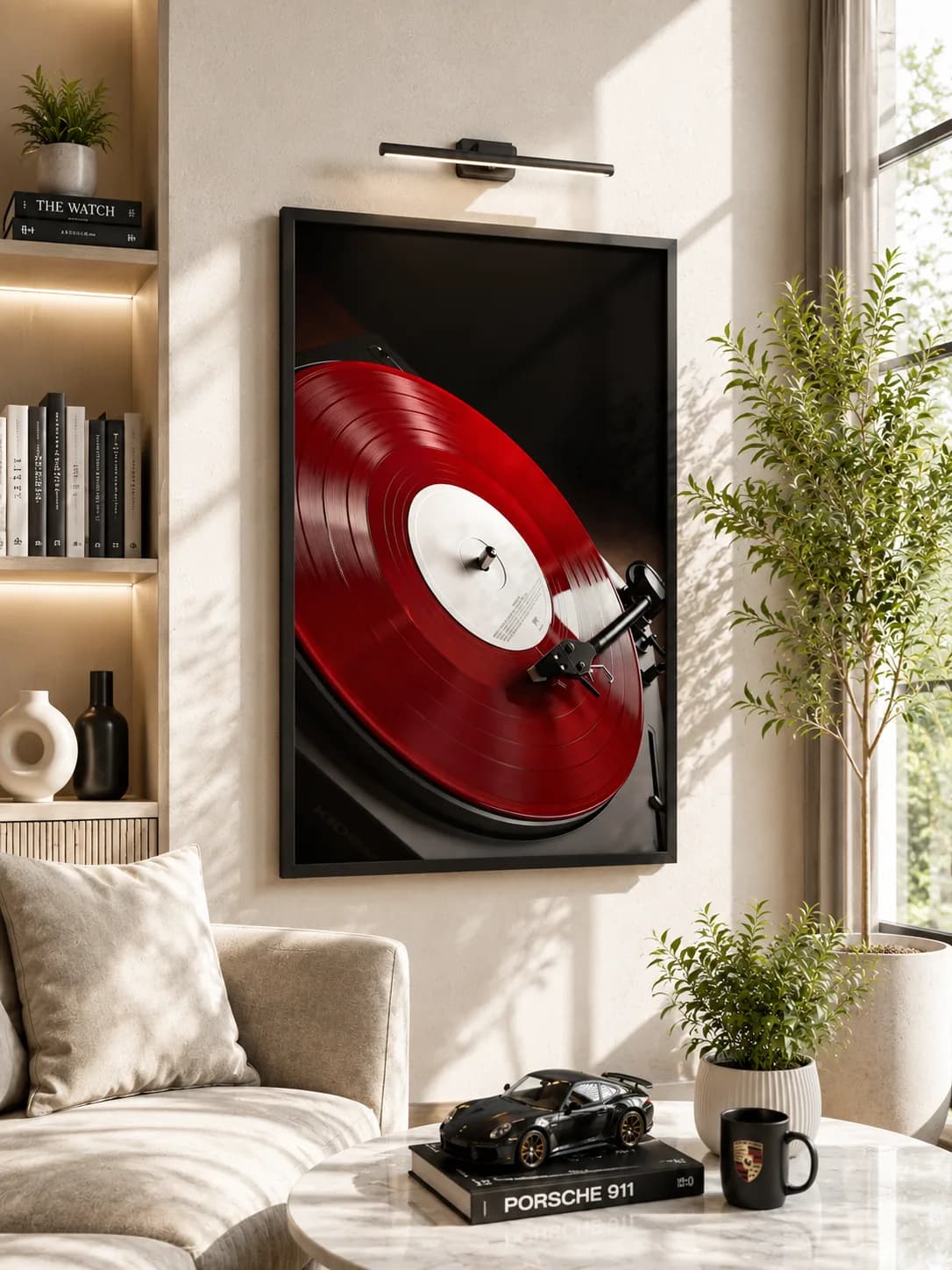 Vinyl Harmony Turntable Wall Art