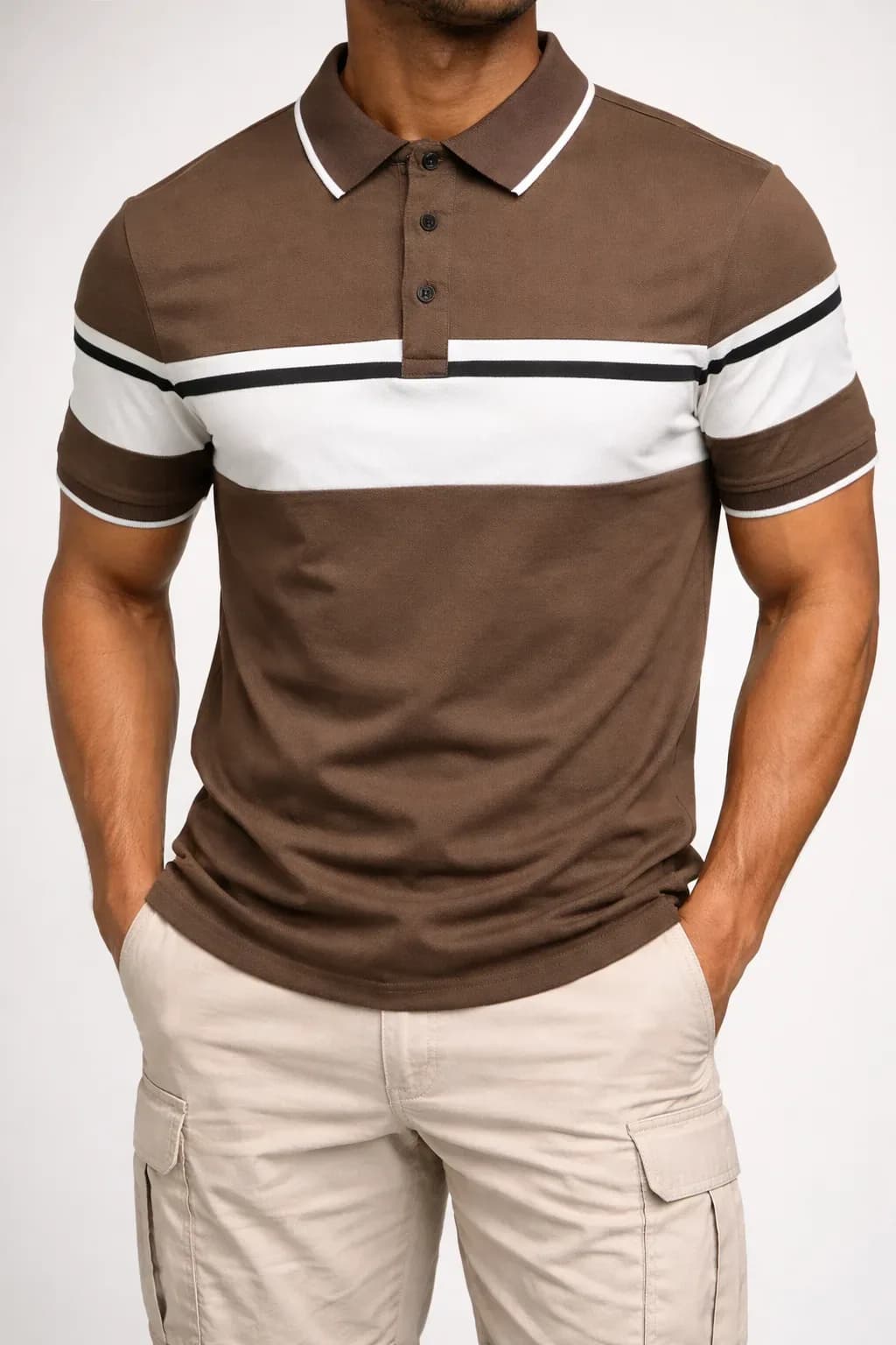 Men’s Premium Textured Red Polo Shirt