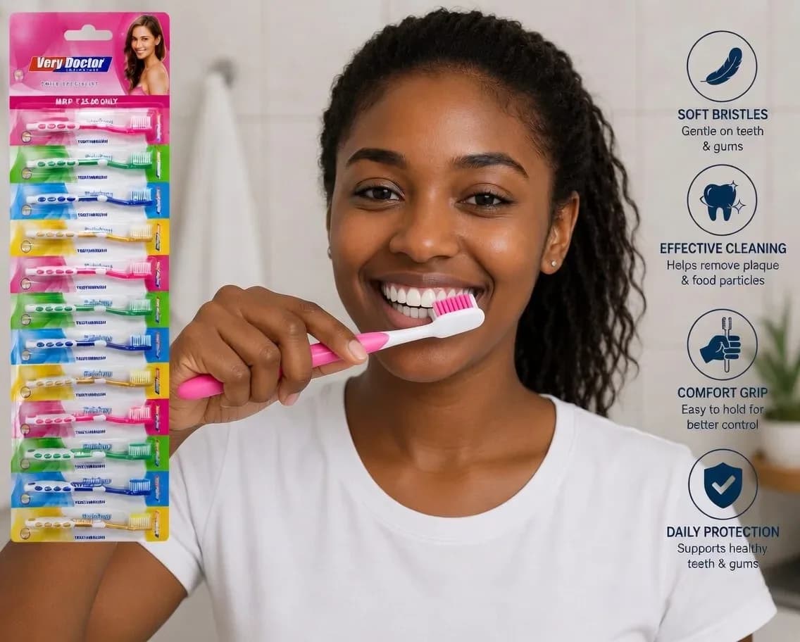Rainbow Soft Bristle Toothbrush