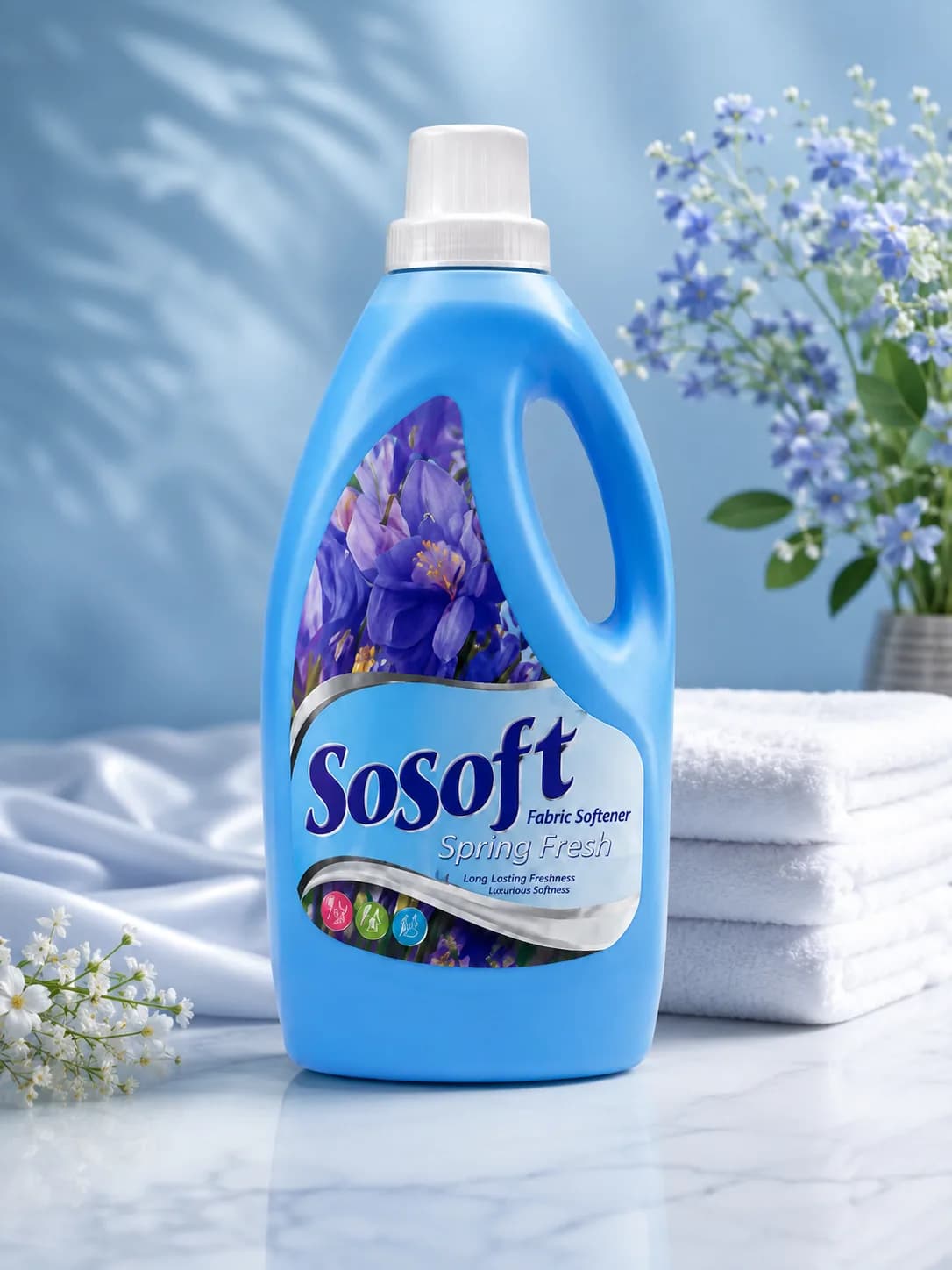 Sosoft Fabric Softener & Laundry Conditioner (Blue)
