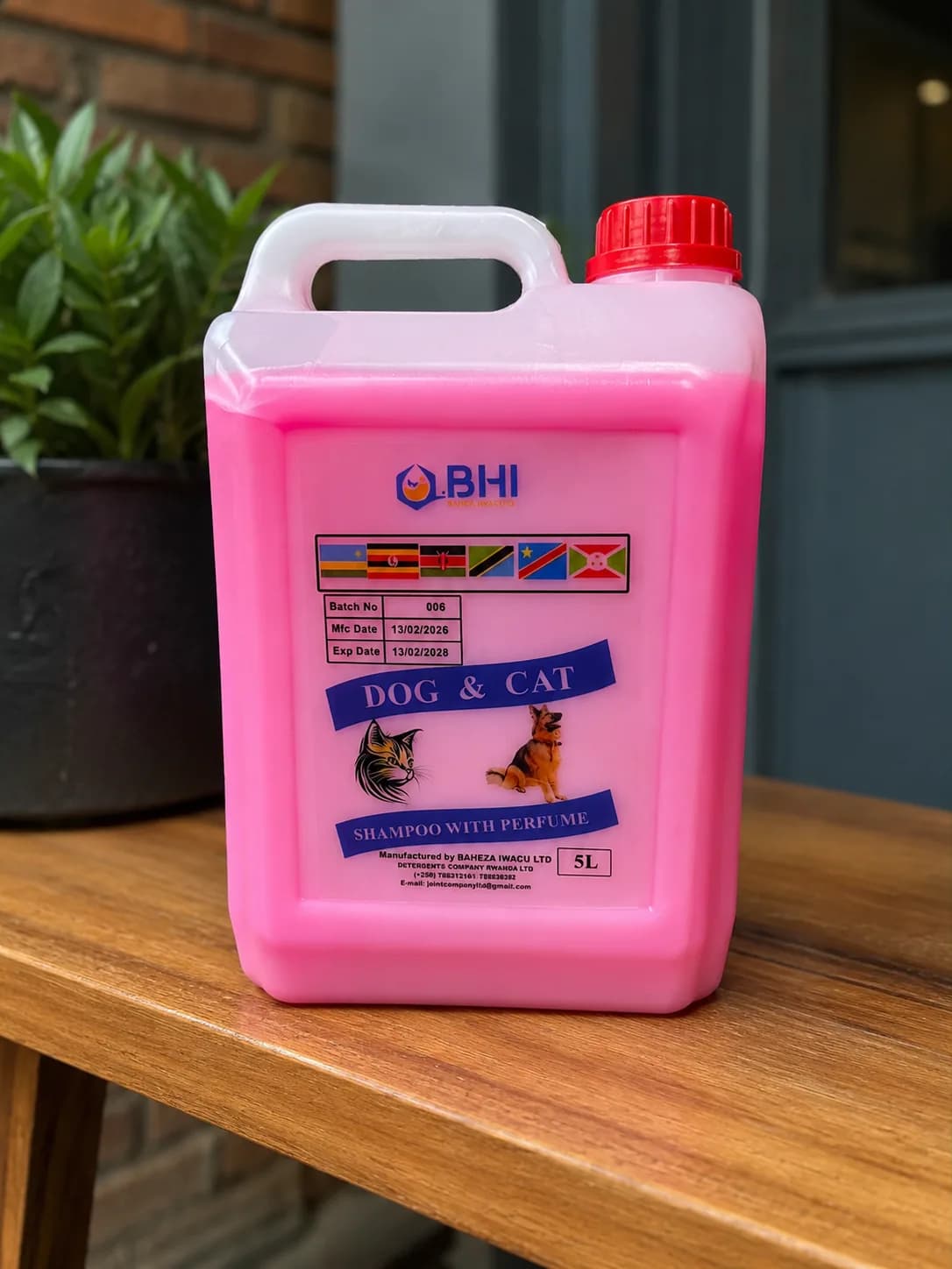 BHI Dog & Cat Perfumed Shampoo – 5L