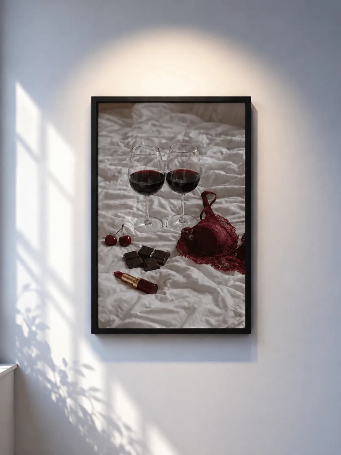 Wine & Romance – Luxury Framed Wall Art