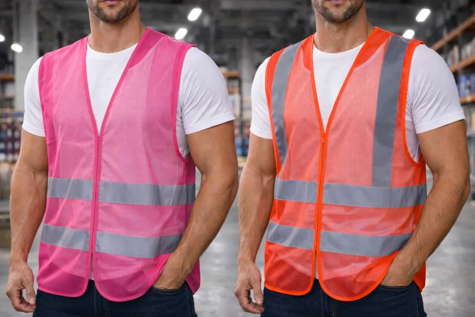 High-Visibility Reflective Safety Vest