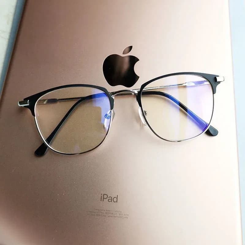 Blue Light Blocking Anti-Glare Eyeglasses (Unisex) For Computers