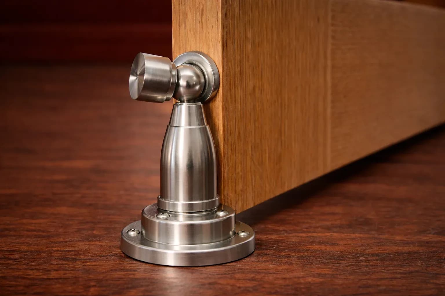 YINGGELANG Stainless Steel Magnetic Door Stopper (Heavy-Duty Floor Mount)