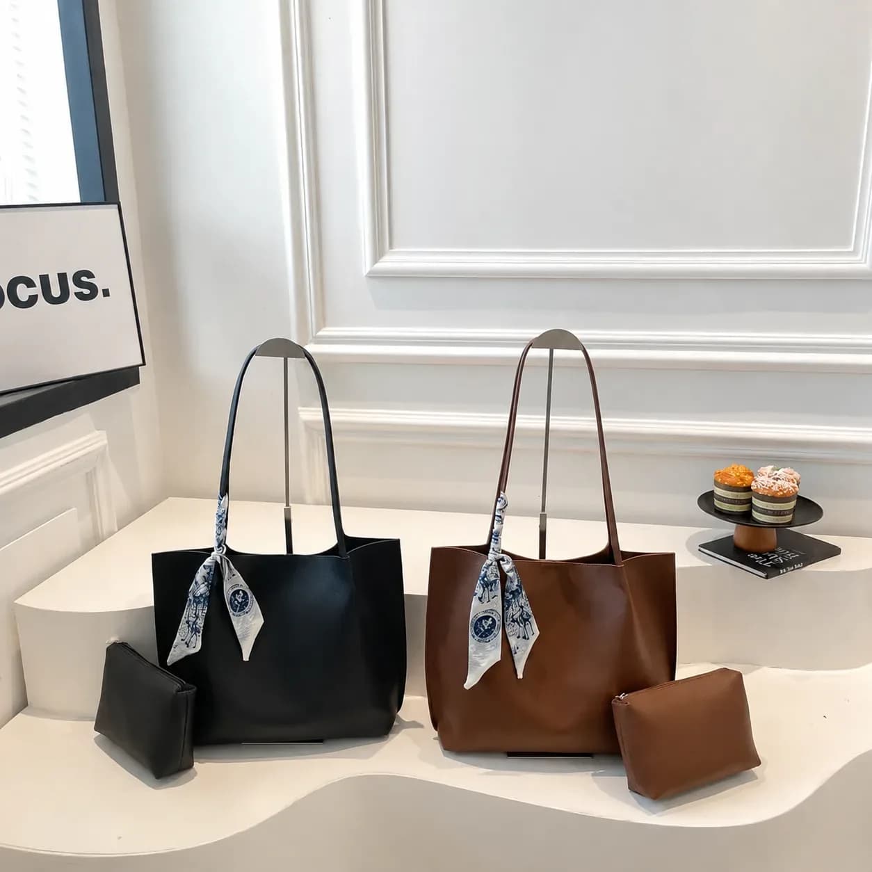 Elegant Everyday Tote Bag Set