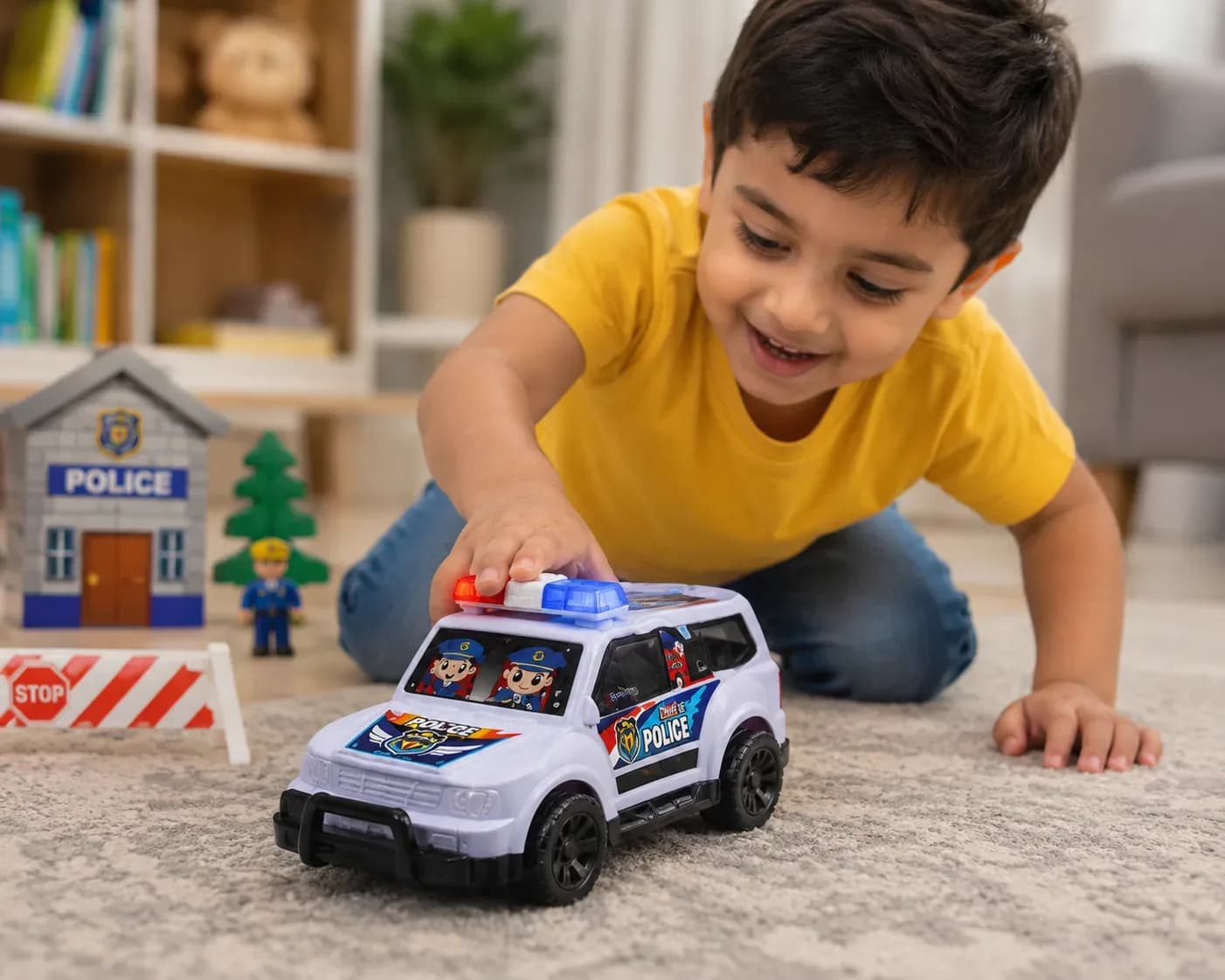 Kids Police SUV Toy Car