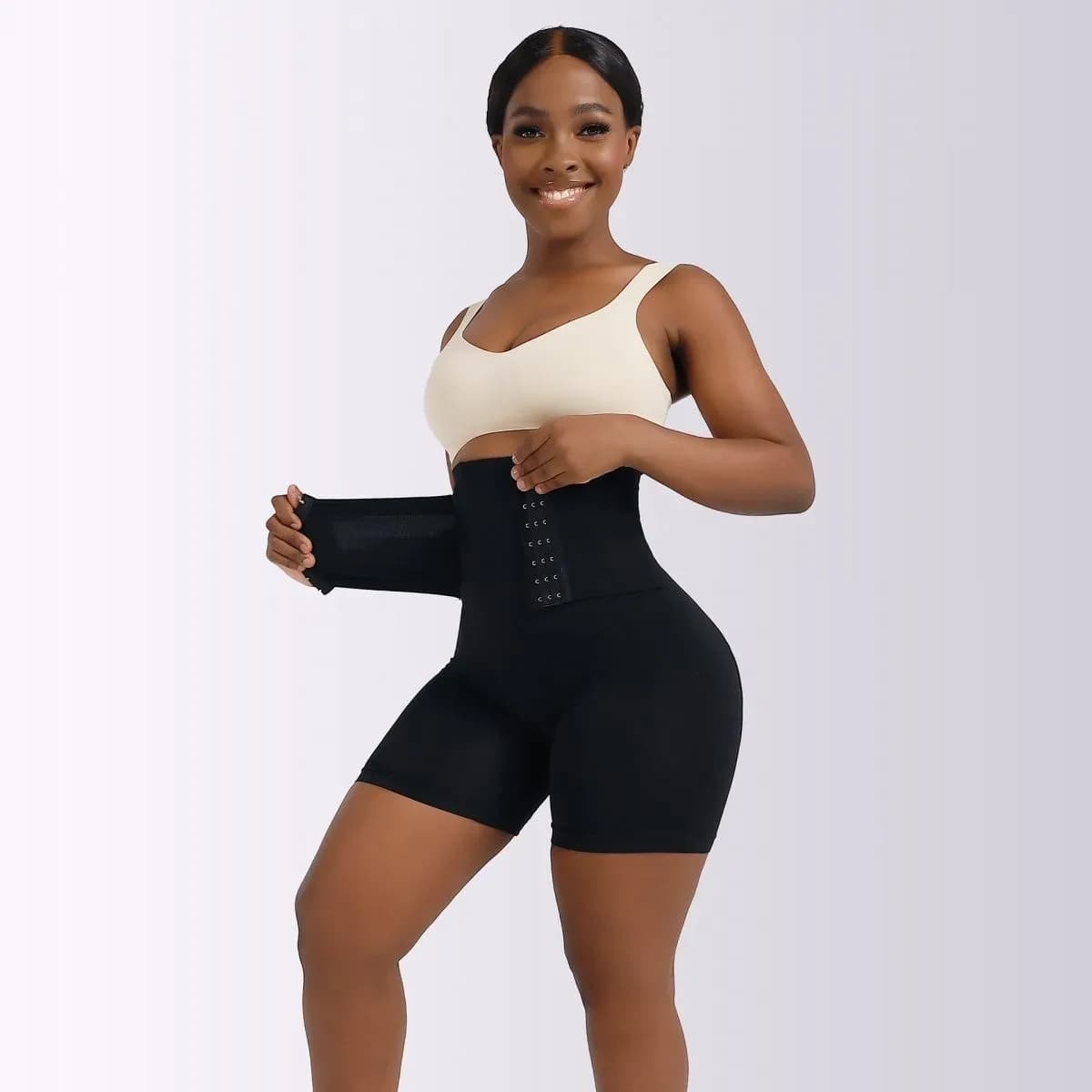 Curvefit waist trainer shorts