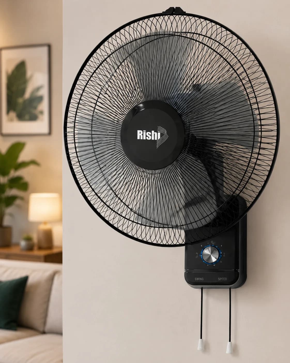 Rishi Wall-Mounted Electric Fan