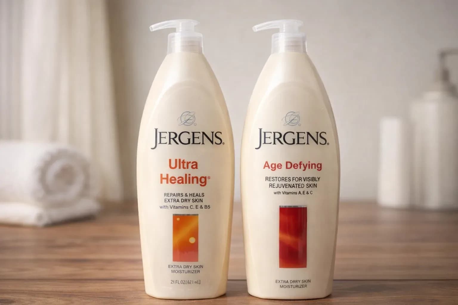 Jergens Ultra Healing & Age Defying Moisturizing Lotion Duo