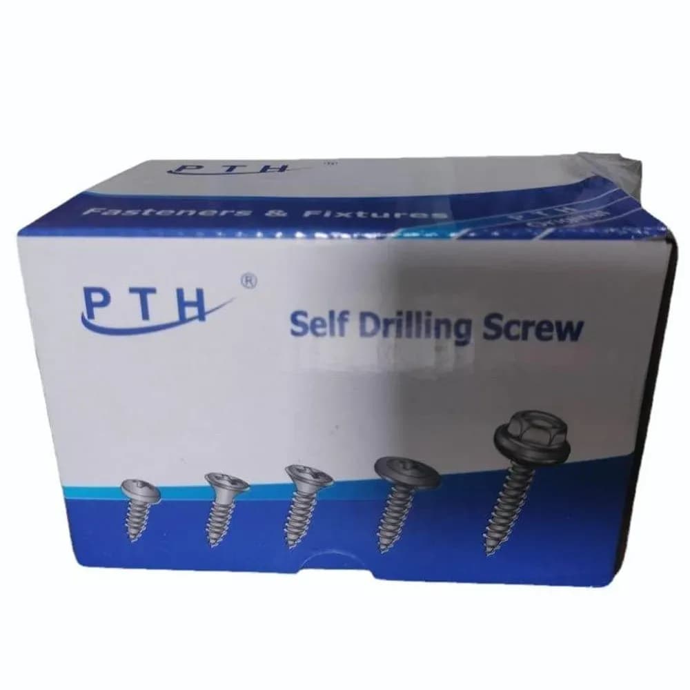 Sardis Self-Tapping Hex Head Screws with Washer – Heavy Duty Metal Roofing Screws
