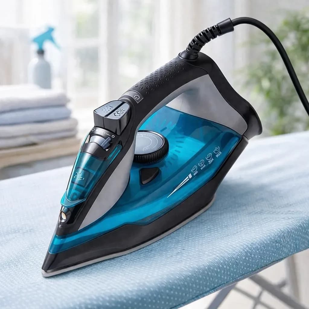 Premium Steam Iron – Ceramic Soleplate & Fast Heating