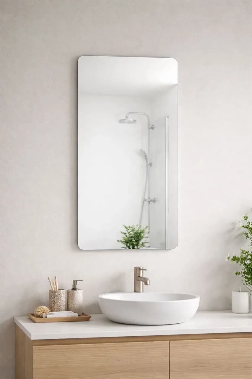 SlimSafe Unbreakable Wall Mirror (60×30cm)