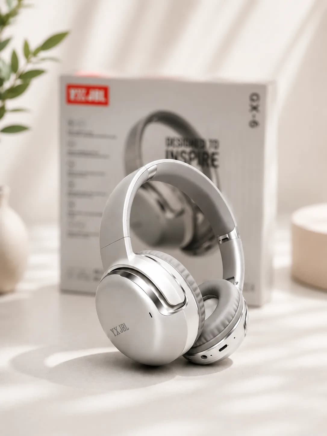 YX JBL GX-6 Wireless Noise Cancelling Over-Ear Bluetooth Headphones