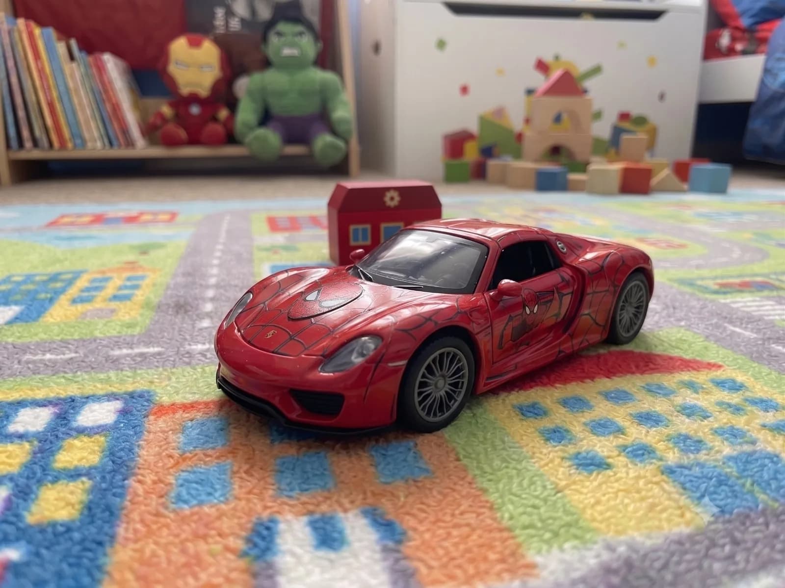 Avengers Super Hero Remote Control Sports Car (1:24 Scale)