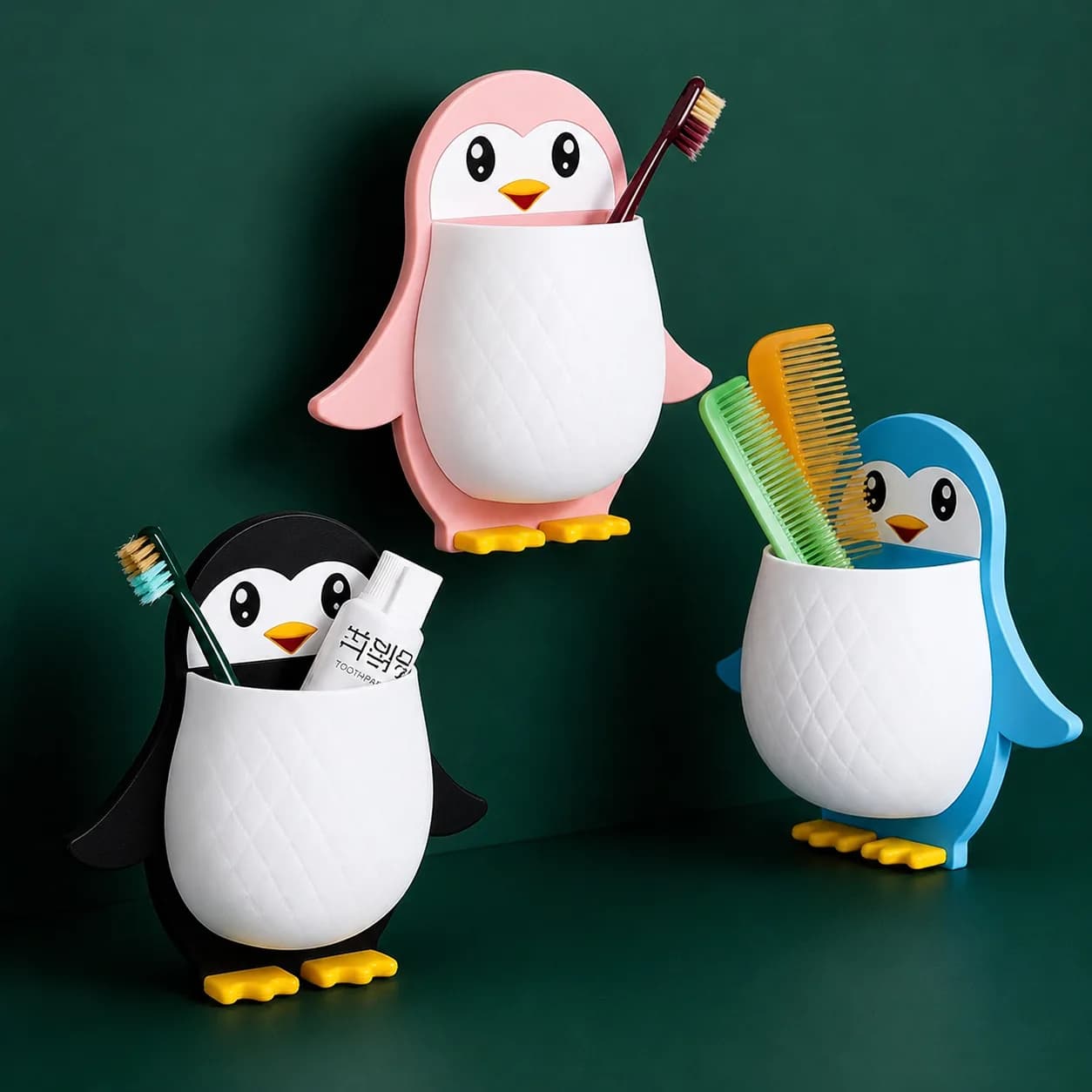 Penguin Wall-Mounted Storage Organizer