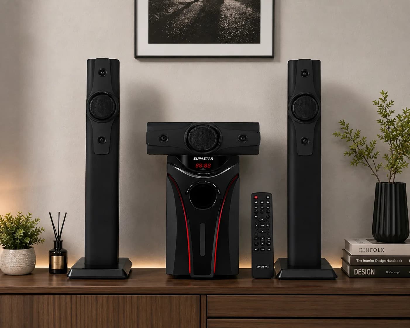 SUPASTAR JW01 3.1 Channel Home Theater Speaker System
