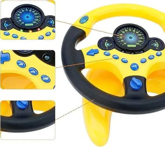 Kids Steering Wheel Toy – Interactive Driving Simulator