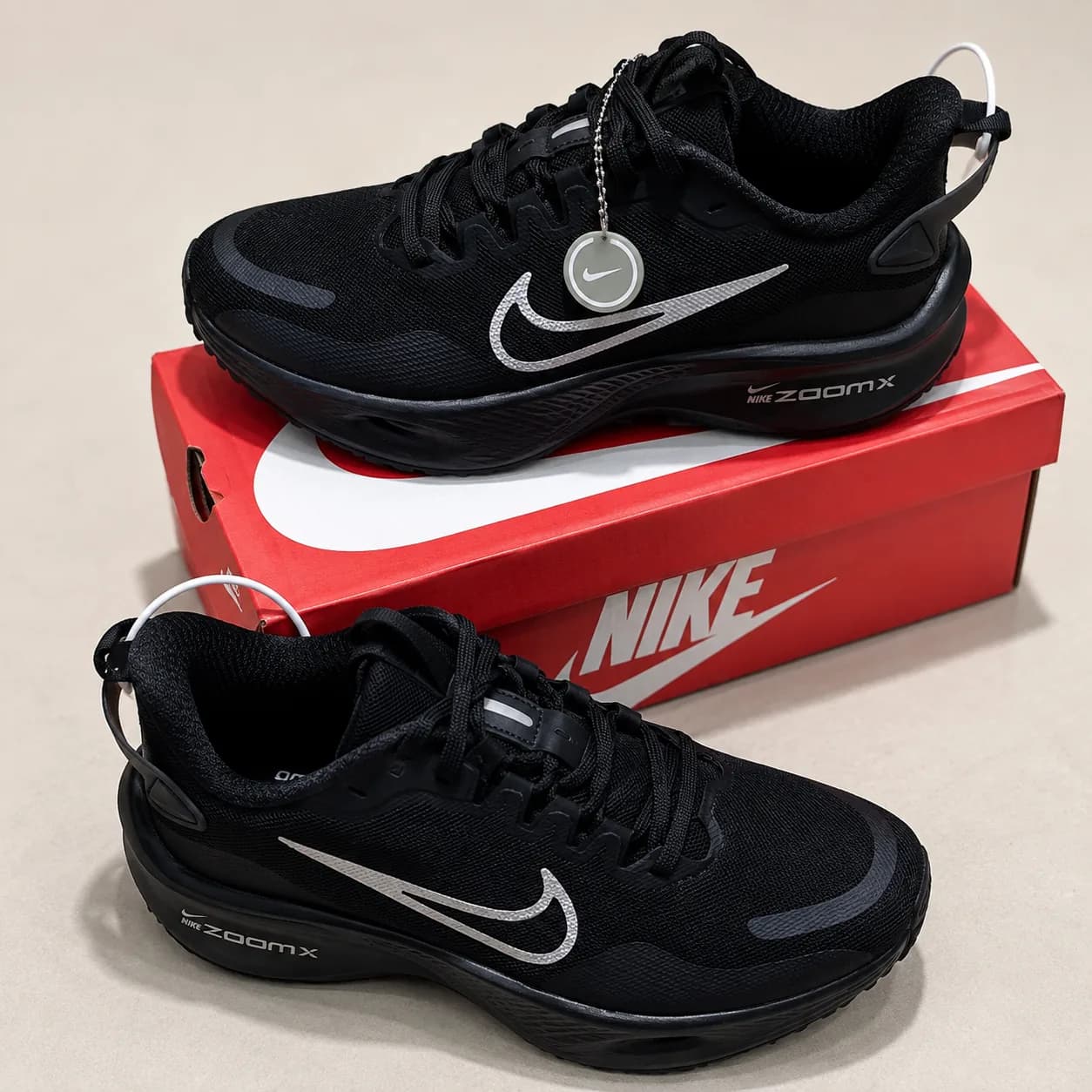 Nike ZoomX Black Running Sneakers